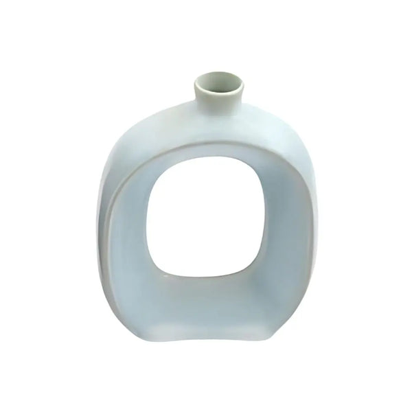 אגרטל טבעת מלבני ירוק